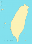 面对台湾的地图